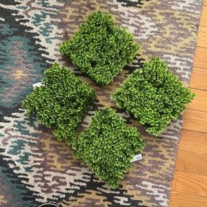 Target Artificial Green Boxwood Hedge Panels Faux plant